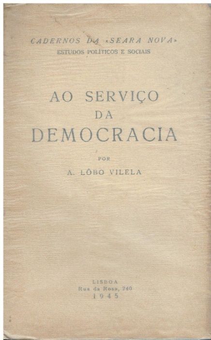 7595 - Colecção: Cadernos da Seara Nova
