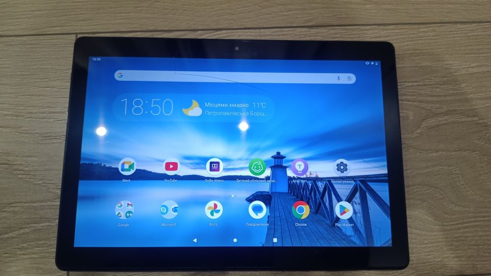 Планшет Lenovo TB-X605L 10 дюймів,з підтримкою сім карт 4G та GPS