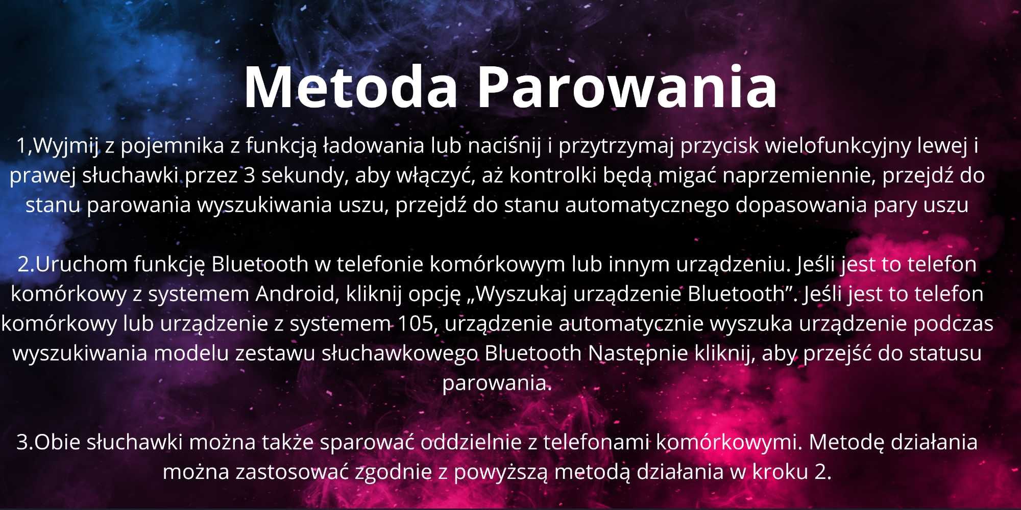Słuchawki bezprzewodowe Bluetooth TWS X15