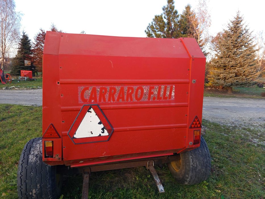 Prasa rolująca Carraro 120/120 sznurek sprowadzona ze Skandynawii