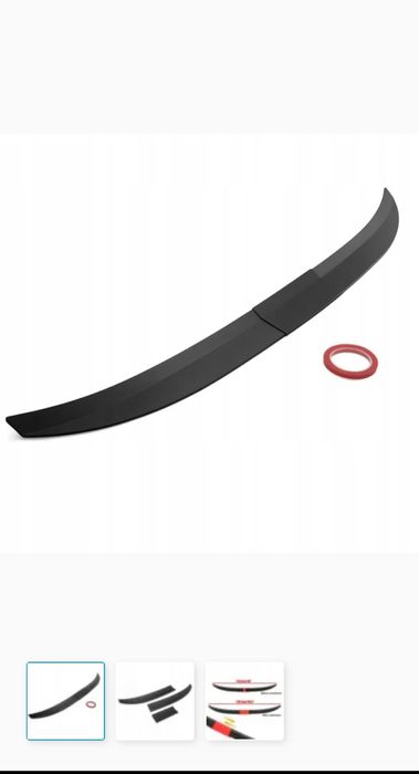 Spoiler nakładka klapy bagażnika uniwersalny, bmw, audi, tesla, vw