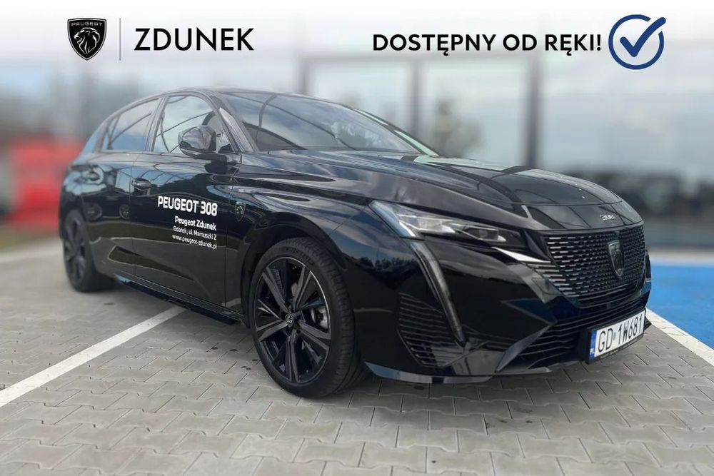 Peugeot 308 Peugeot Zdunek, 1.2 MHEV 145KM GT, Focal, Panoramiczny Dach, Kamery 36