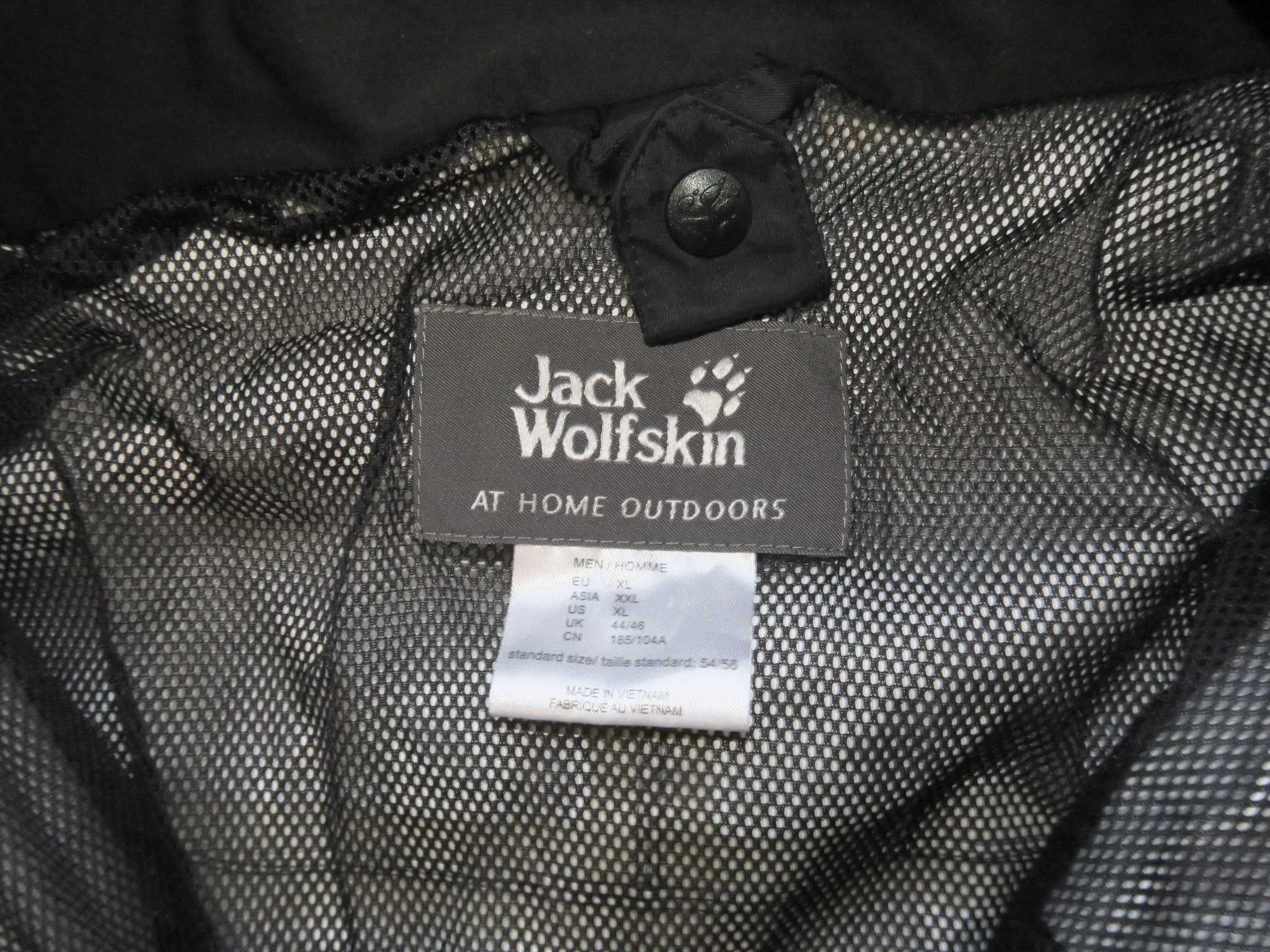 Jack Wolfskin kurtka przeciwdeszczowa z membraną XL