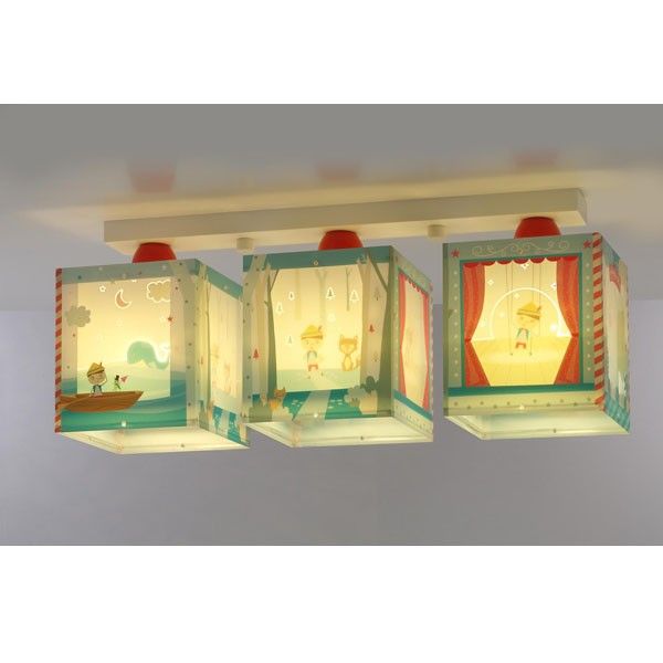 Lampa Sufitowa Pinokio Listwa Wiszaca 3X60W E27