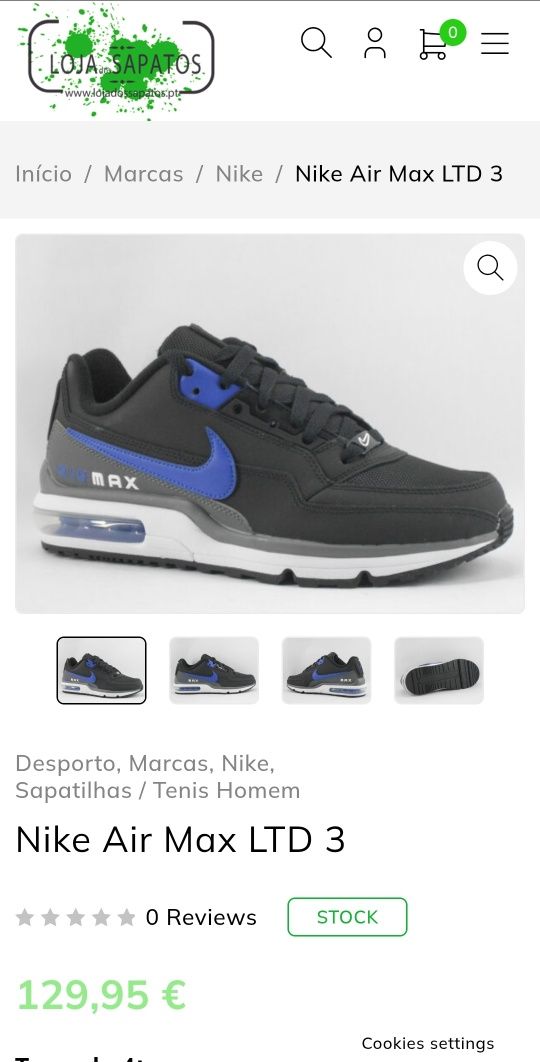 Nike airmax LTD tam 43