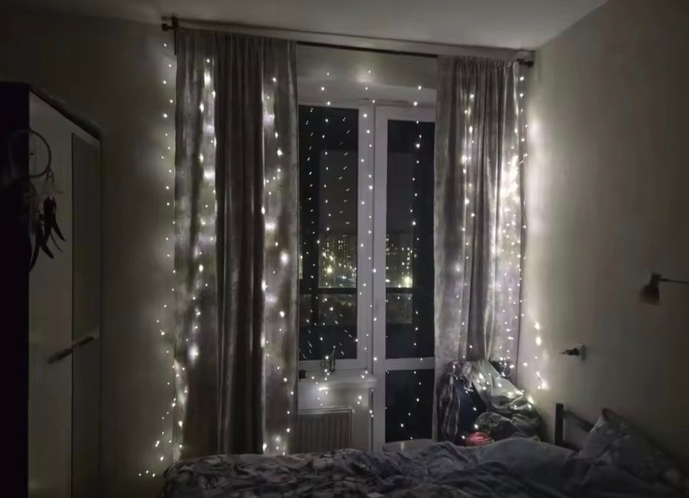 Kurtyna LED i taśma LED multicolor