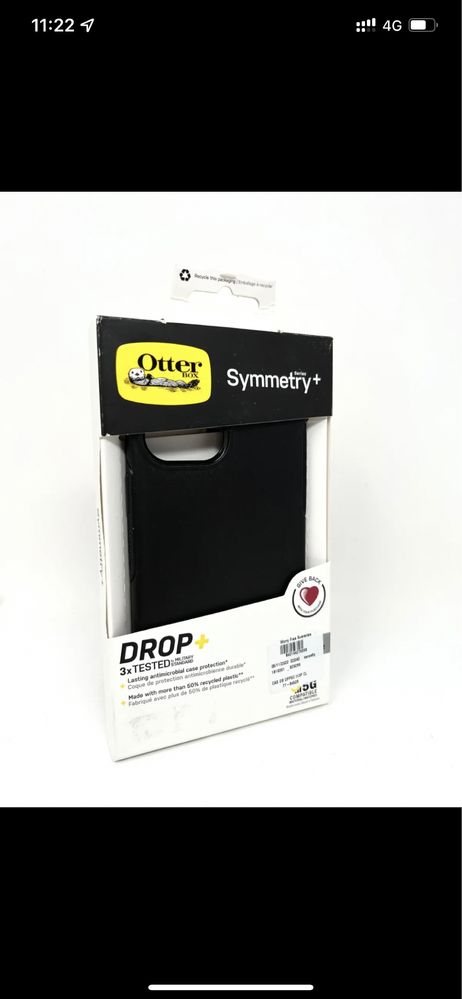 Otterbox Symmetry+ MagSafe Case for Apple iPhone 12 Pro Max 6.7" - Bla