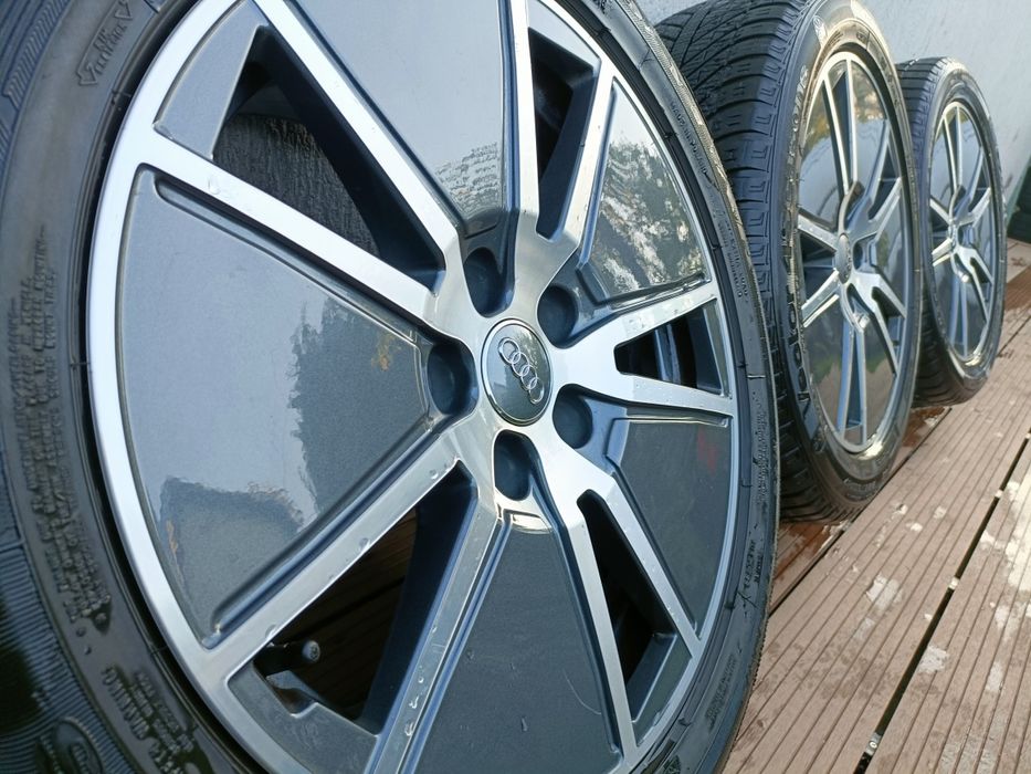 Audi a4 Koła opony zimowe felgi orginalne audi a4 8W0 5x112 17 cali