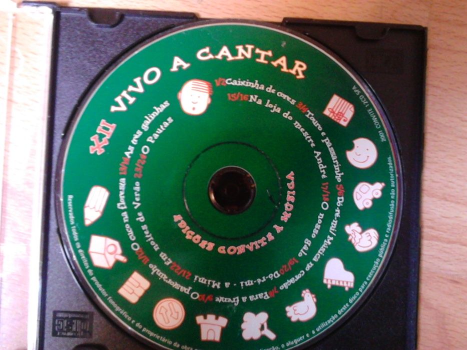 5 CD's de música infantil