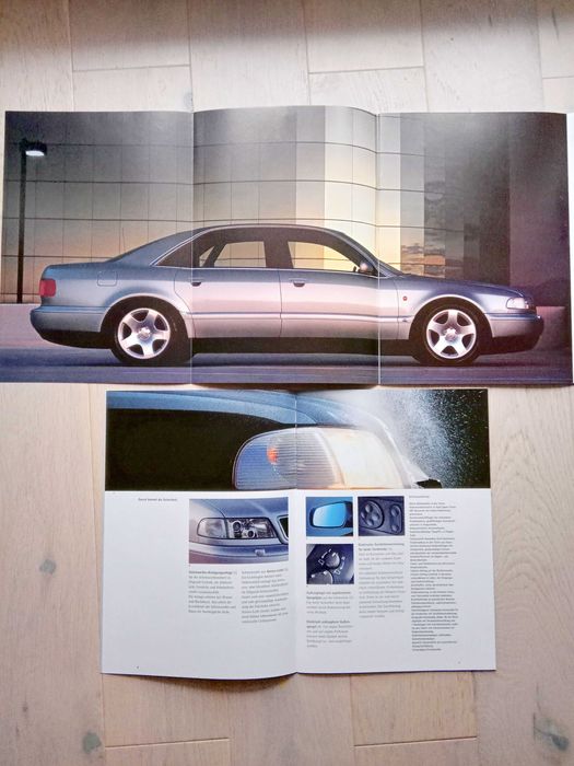 AUDI A8 D2 (2.8, 2.8 Quattro, 3.7, 4.2 Quattro) 1995 prospekt 74 str.