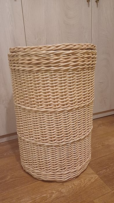 Плетений з лози кошик для білизни/іграшок,  корзина для белья