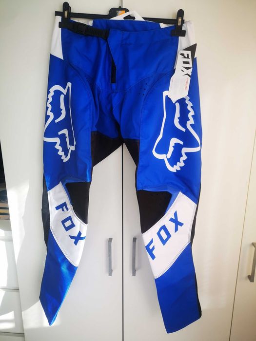 Strój FOX MX 180 (LUX Blue White)(cross,quad,enduro,mtb,dh)
