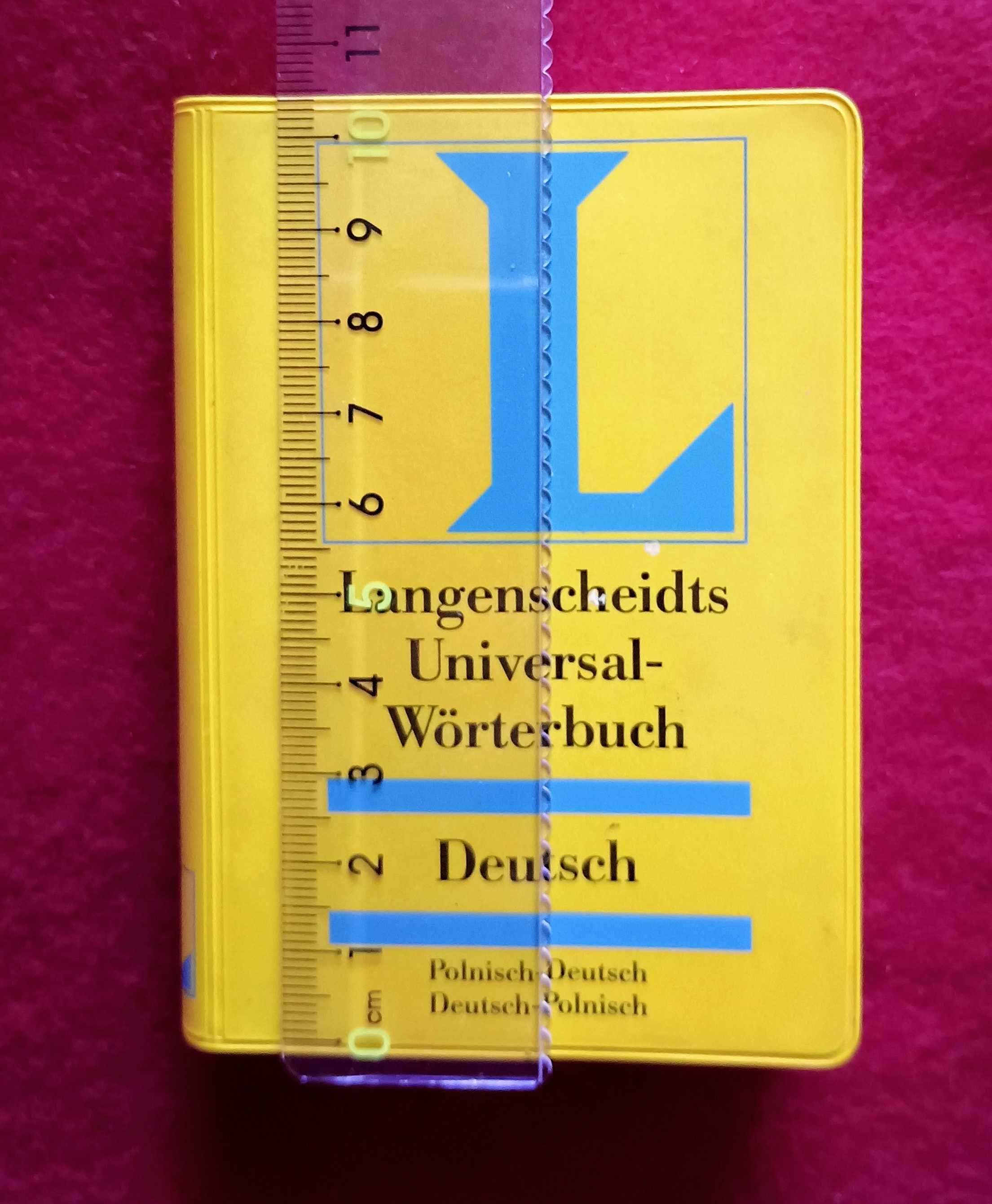 Słowniczek słownik niemiecko polski Langenscheidts Wörterbuch Deutsch