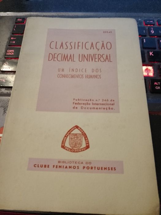Classificaçao Universal-Índice conhecimentos Humano25E-Limoes5EDesde2E