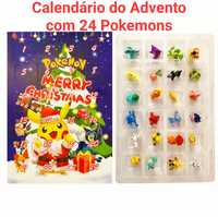 24 Pokémons Calendário Advento (são bonecos brincar e não chocolates)