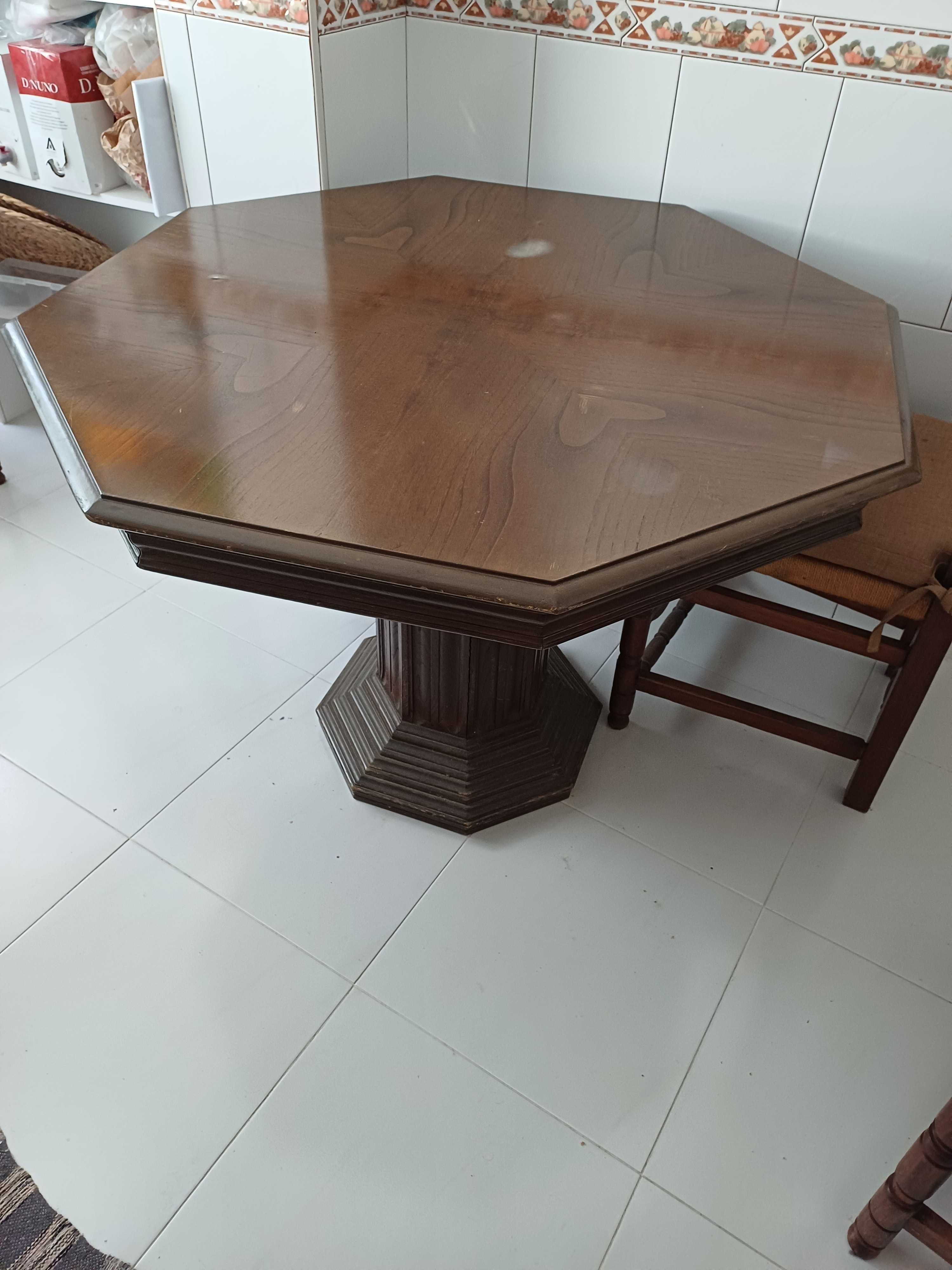 Conjunto vintage Mesa + 4 Cadeiras