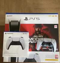 PS5 z napędem + 2 pady (1 nowy)