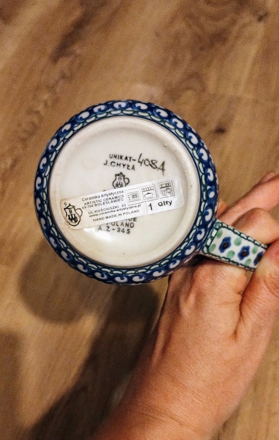 Duży kubek Chyła Bolesławiec