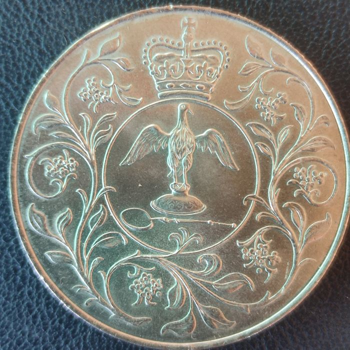 Великобритания 25 пенсов, 1977 г.
Серебряный юбилей правления