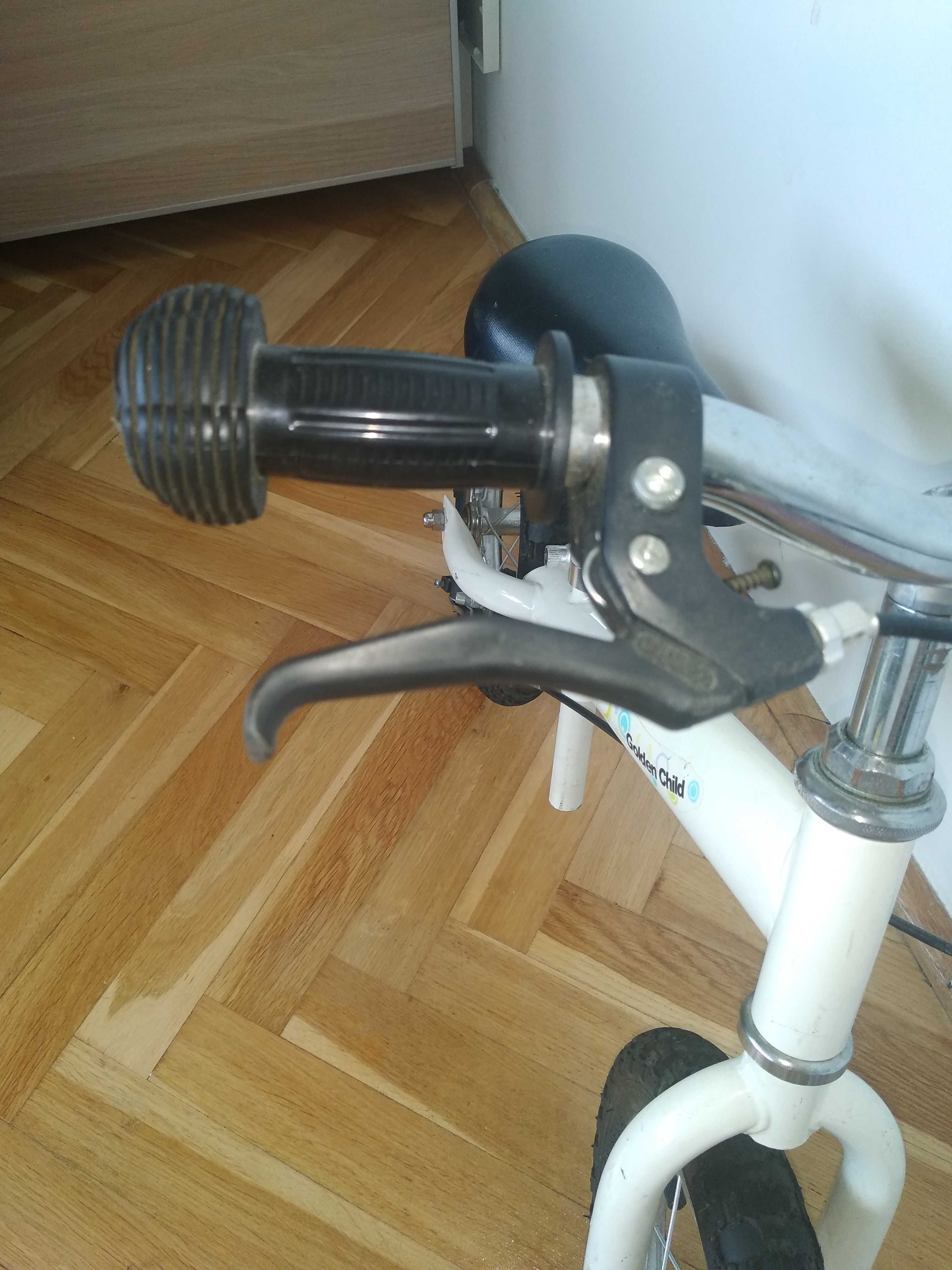 Rowerek biegowy biały,  koła 12" PROMOCJA