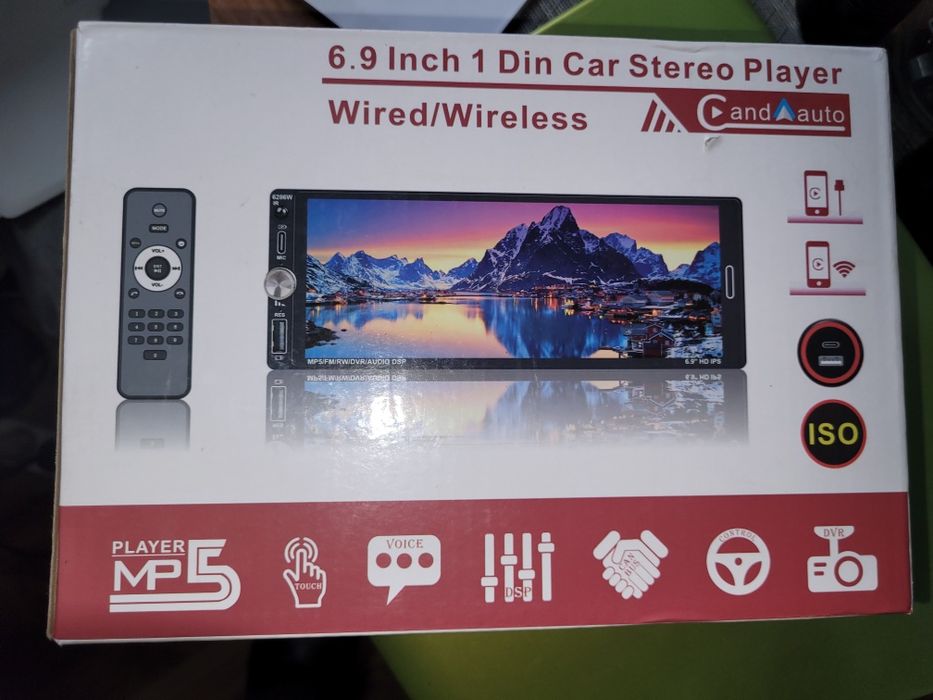 Radio 7 cali 1 DIN ! NOWE ! Pilot + kamerka cofania  ! Android Auto