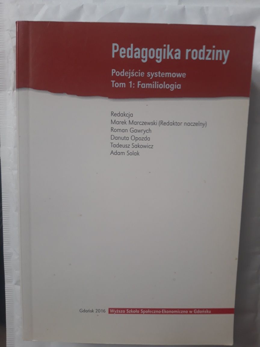 Pedagogika rodziny Familiologia Marczewski