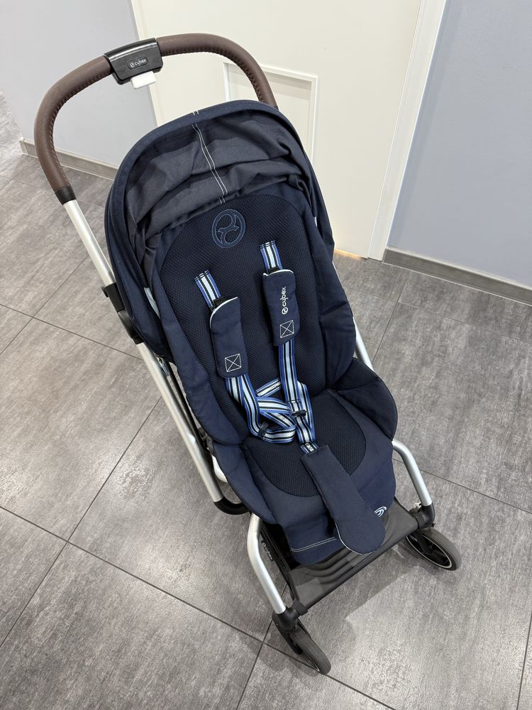 Wozek spacerowy cybex eezy s twist plus 2 ocean blue srebrna rama