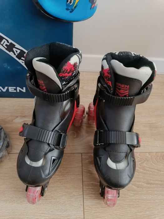 Rolki, łyżwy, wrotki Raven 29-32 + kask 3w1