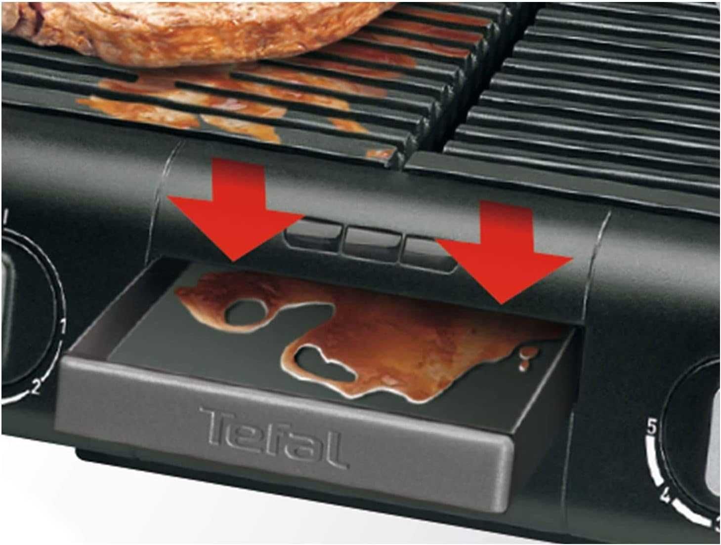 Tradycyjny grill elektryczny Tefal XXL czarny 2400 W P6A1