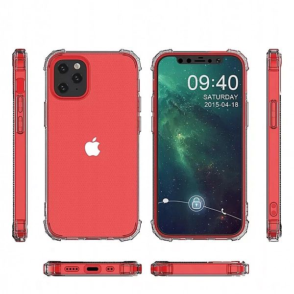 Etui Bezbarwne A- Shock + Szkło do iPhone 12 Mini