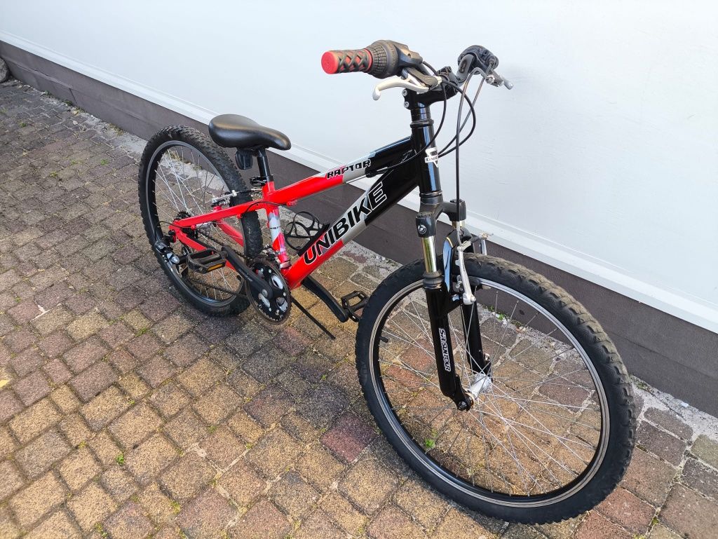 Rowerek rower 24 cale Unibike Raptor Aluminiowy stan bardzo dobry