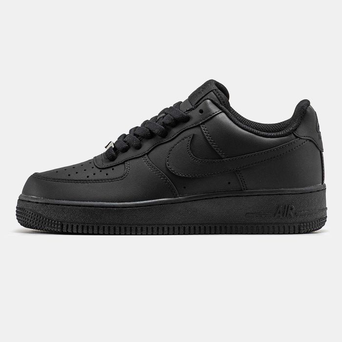 Кросівки Nike Air Force 1 Low Black Premium 36-46 Без Предоплати