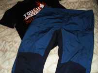 spodnie LUNDHAGS XL trekkingowe w góry elastyczne panele + T shirt