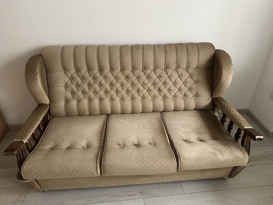 ZA DARMO oddam kompet kanapa (sofa) i 2 fotele