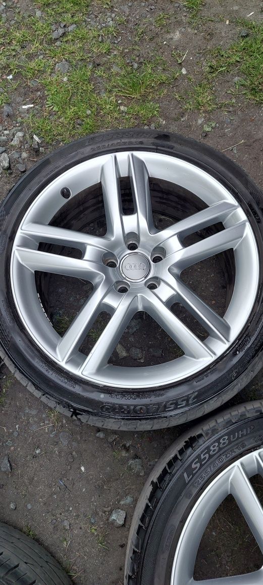 5x112 8,5j x 19” et45 audi OE a6 c7 s-line komplet alufelgi