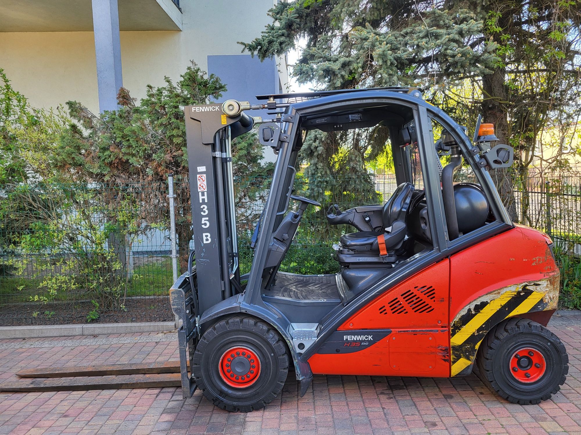 Wózek widłowy Linde h35 2018r triplex pozycjoner