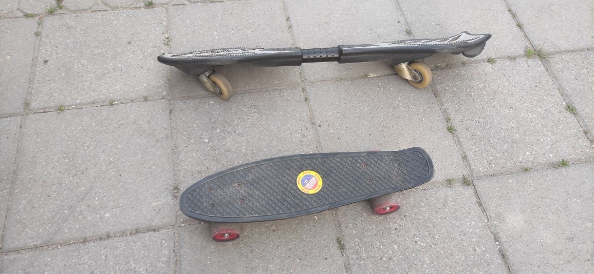 Wyprzedaż.Deskorolki Wabeboard ,skoczek, łyżworolki