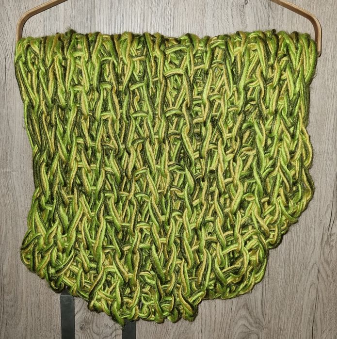 Bardzo ciepły szal komin