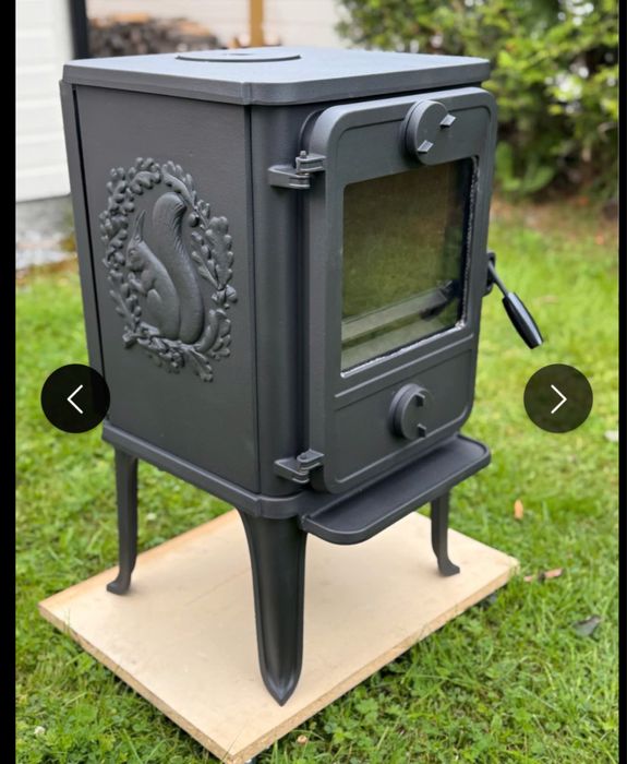 Mørso1412 піч камін на дрова топка буржуйка чугунна чавун опалення 5кв