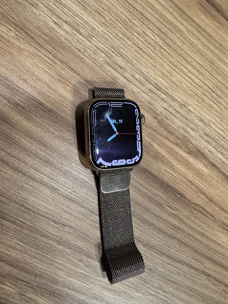 Apple Watch 7 cellural GPS złoty 45mm
