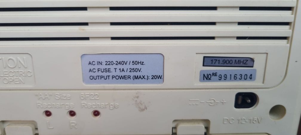 Amplifier Sekaku wzmacniacz wireless WA 320 nagłośnienie końcówka mocy