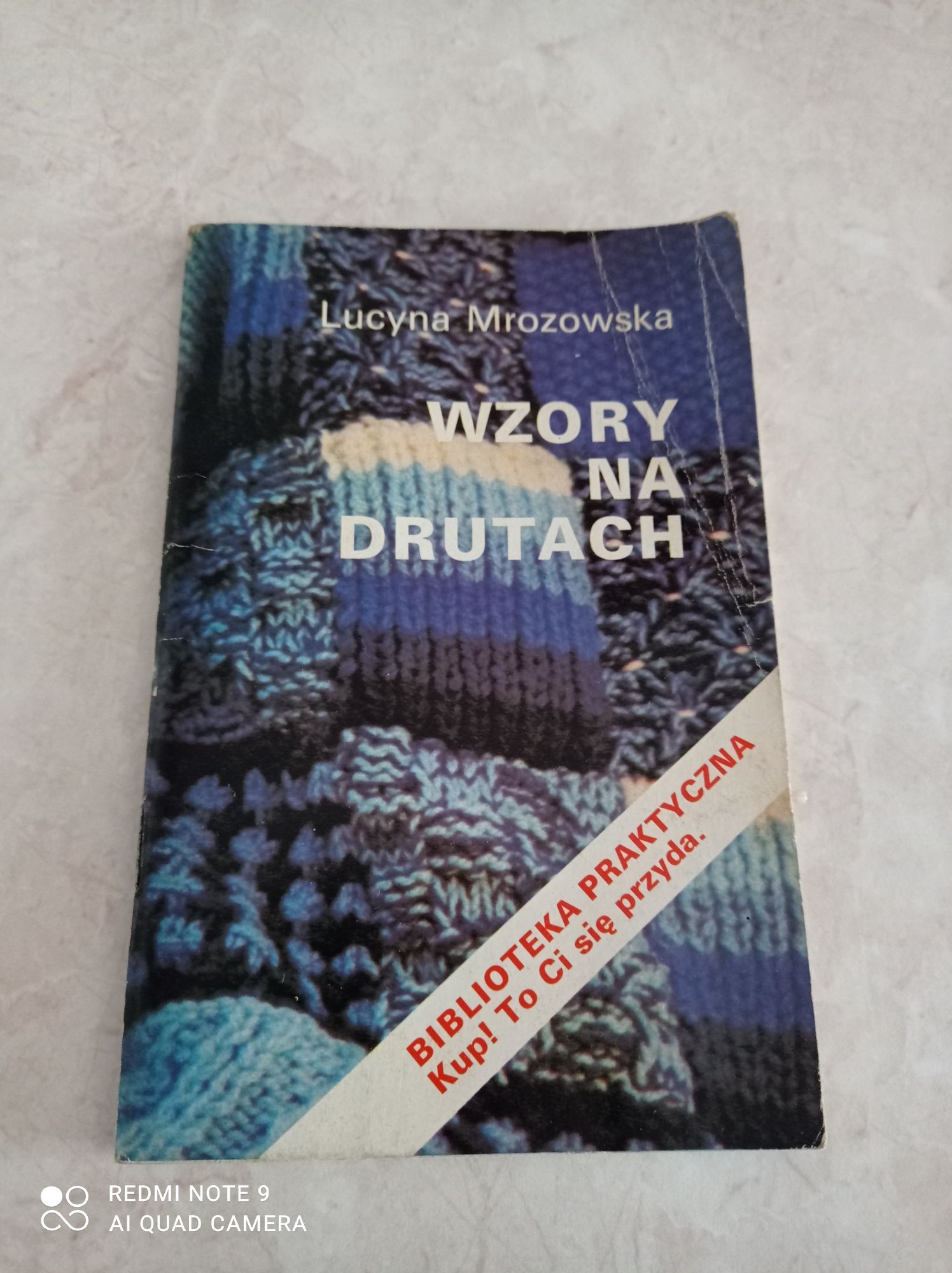 Wzory na drutach Lucyna Mrozowska poradnik ściegów