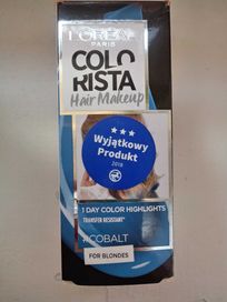 L'Oreal Colorista hair makeup cobalt niebieska farba zmywalna nowa