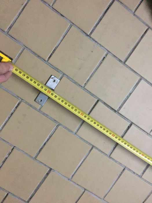 Barra em inox para fixar a parede c/ utencilios