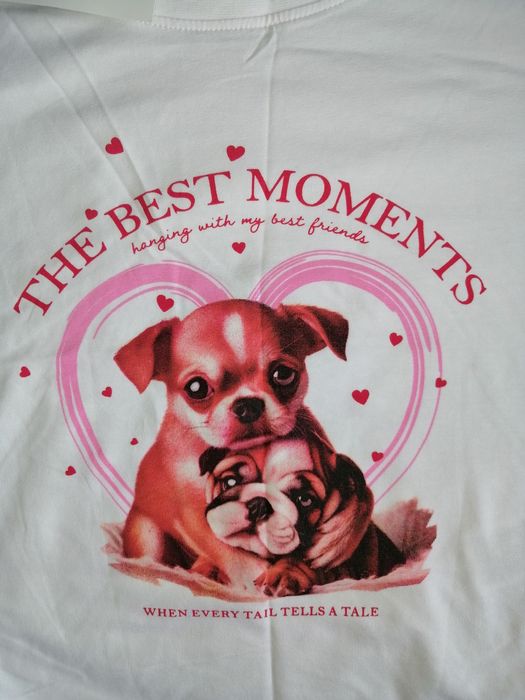 Koszulka z pieskami nowa