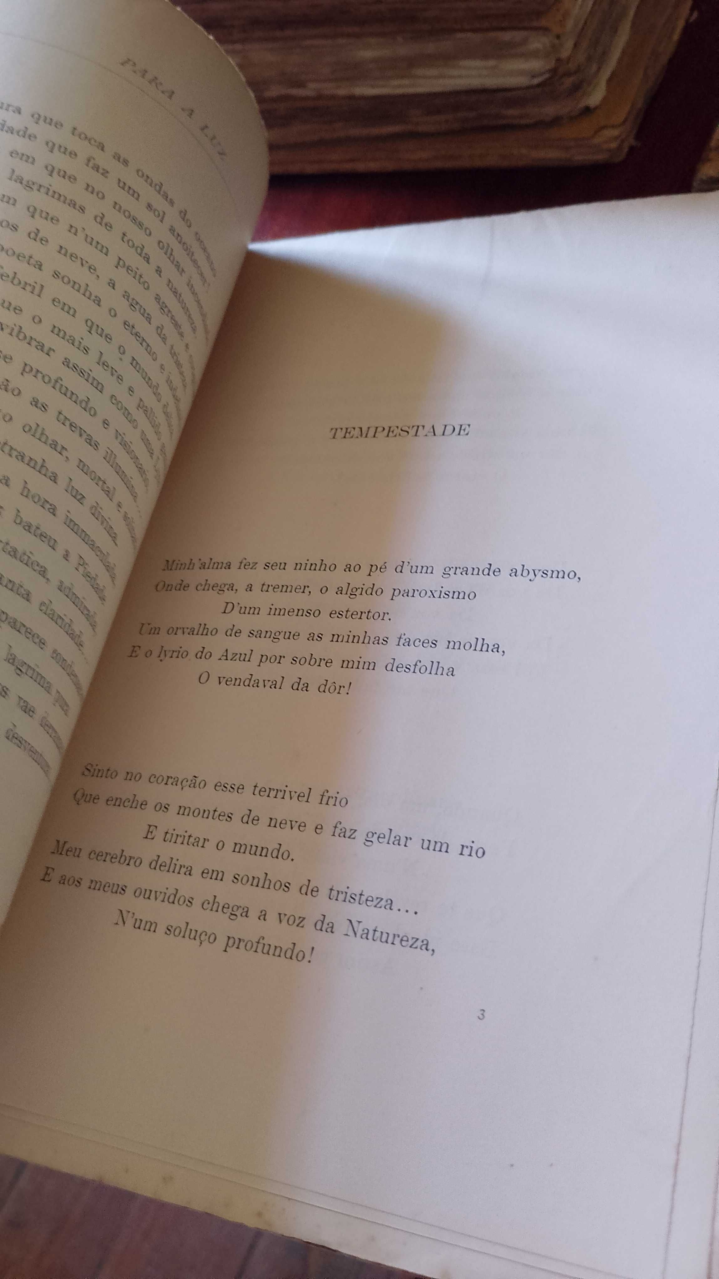 Para a Luz 1904 Teixeira de Pascoaes 1ª Edição