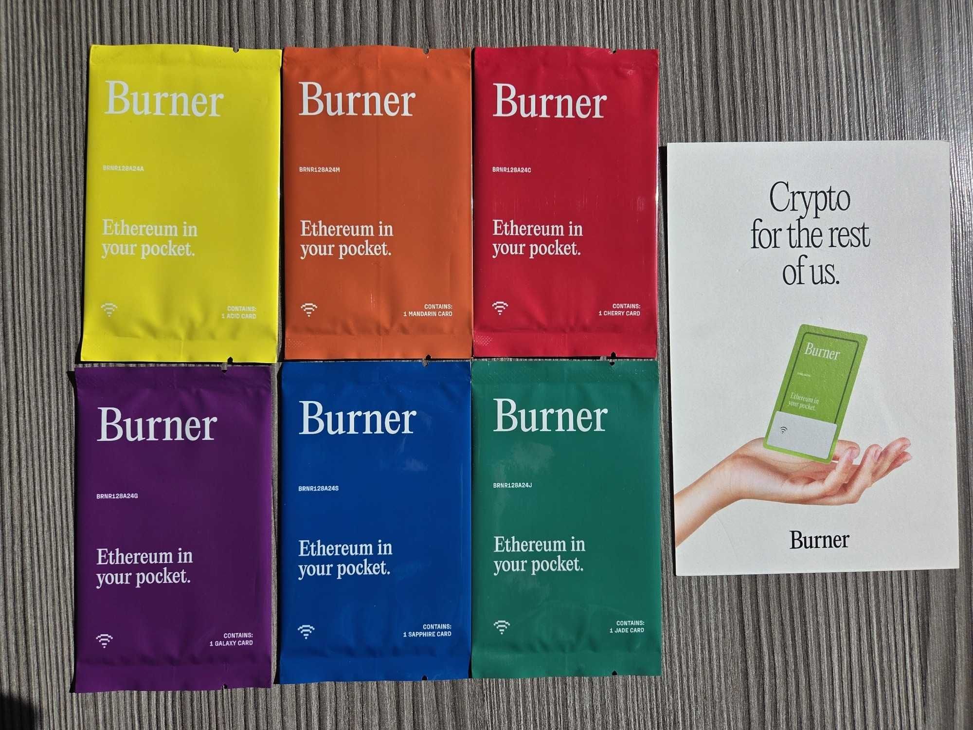 Portfel sprzętowy Burner kryptowaluty ETH