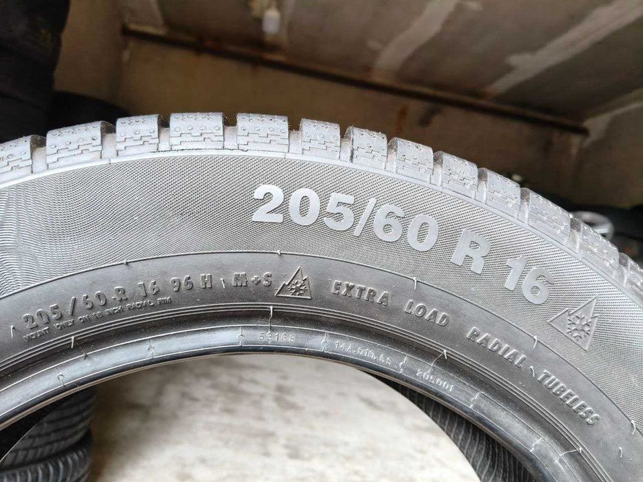 Continental Conti Winter Contact TS830P 205/60r16 4шт, 7,5-8,5мм, ЗИМА
