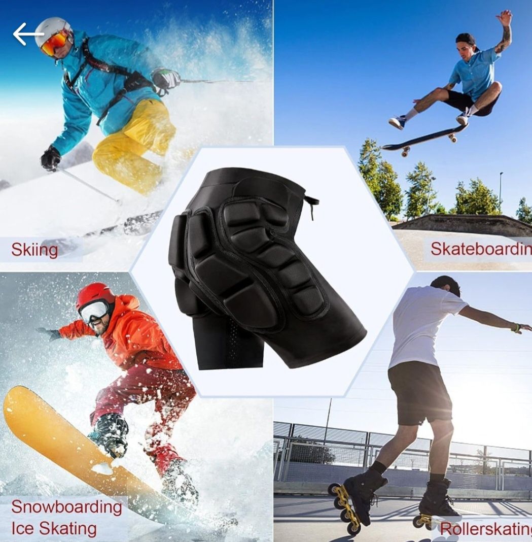 Spodenki ochronne narty snowboard rolki deskorolka