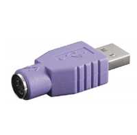 GOOBAY Przejściówki USB PS2 adapter 3 sztuki